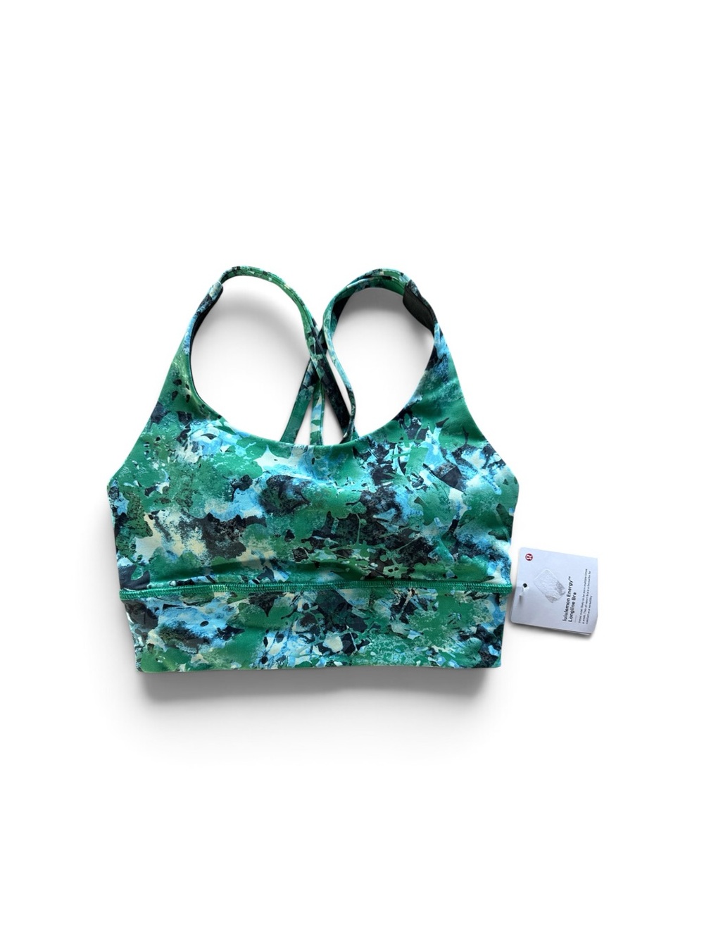 LULULEMON ATHLETICA Energy Longline bra 4 True Navy/Utility Blue NWT